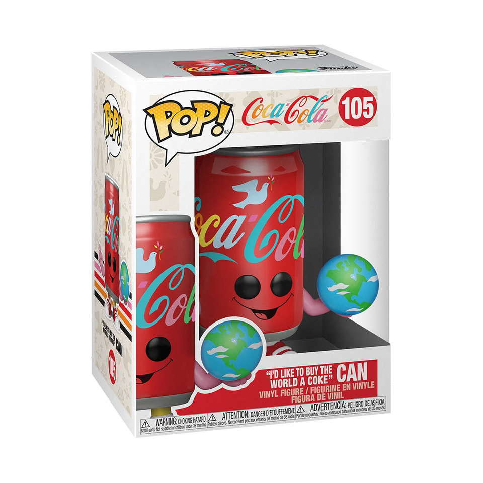 Funko Coca-Cola Iâ€™d Like to Buy the World a Coke Can Pop! Vinyl Figure