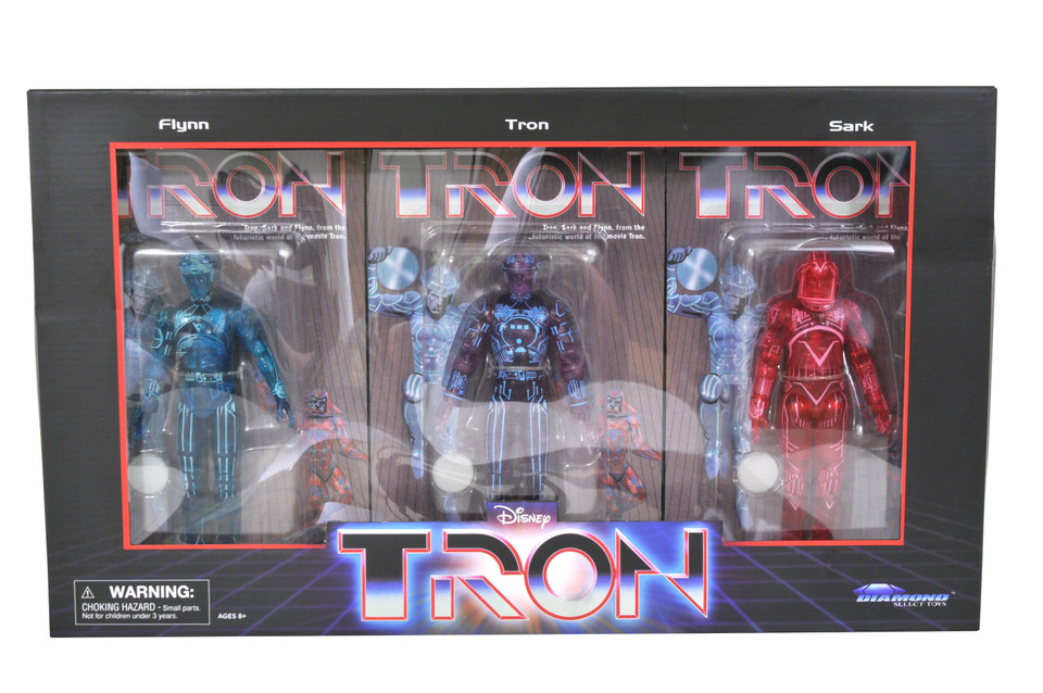 Tron Deluxe Action Figure Set of 3 - SDCC 2021 Previews Exclusive