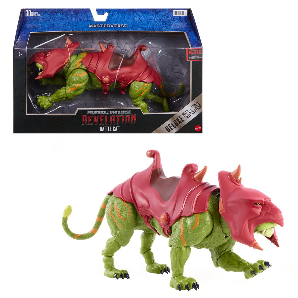 Masters of the Universe Masterverse Revelation BattleCat Deluxe Action Figure Masters of the Universe Masterverse Revelation BattleCat Deluxe Action Figure