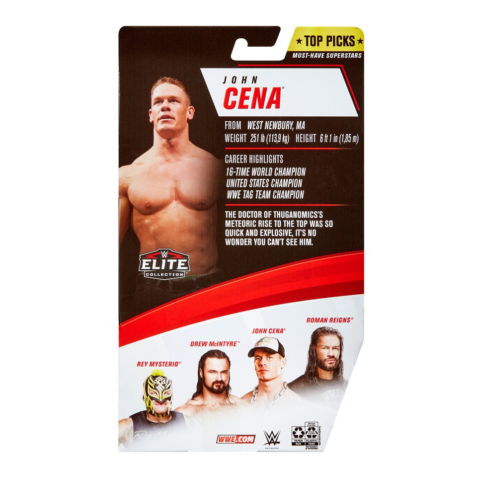 WWE Top Picks 2021 John Cena Elite Action Figure
