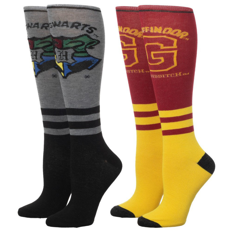 Harry Potter Gryffindor 2 Pair Knee High Socks