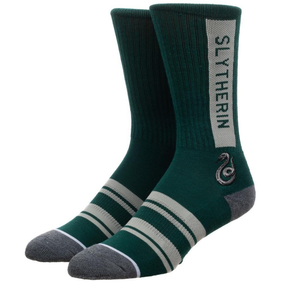 Harry Potter Slytherin Athletic Crew Socks