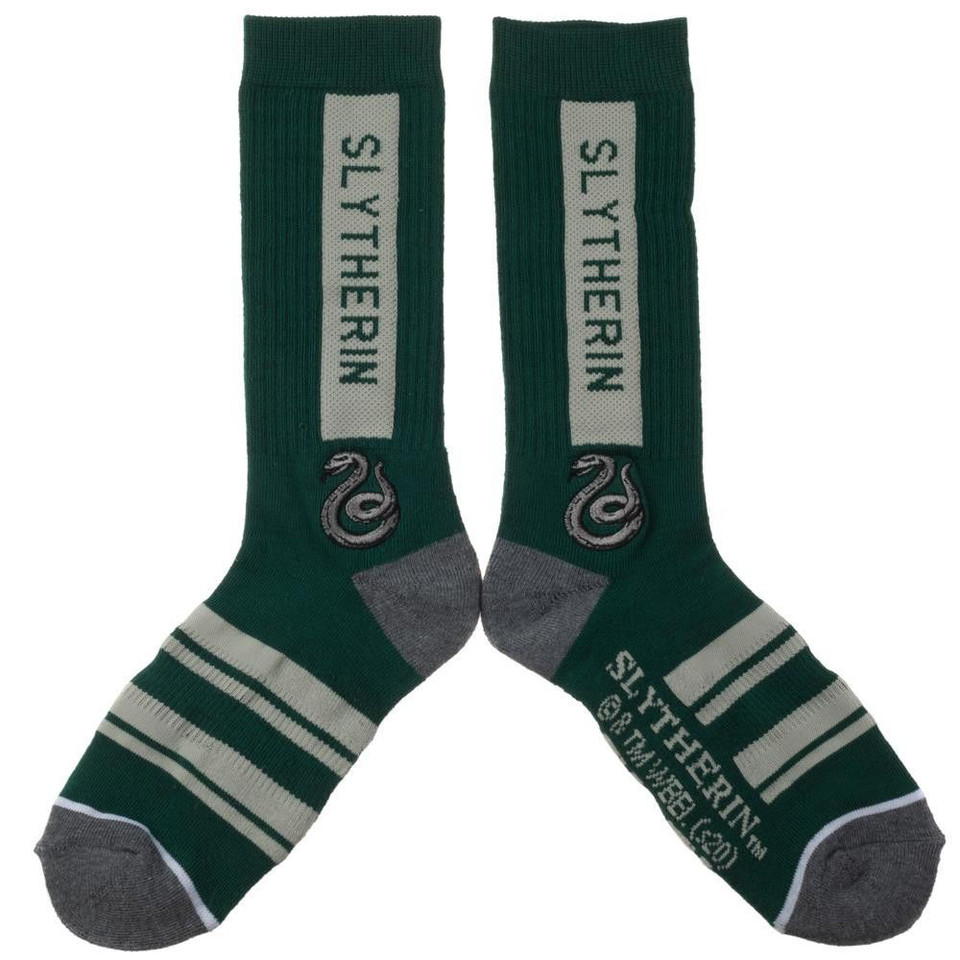 Harry Potter Slytherin Athletic Crew Socks