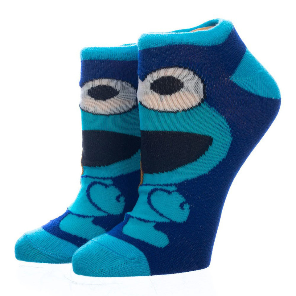 Sesame Street Chibi Character 5 Pair Ankle Socks Sesame Street Chibi Character 5 Pair Ankle Socks