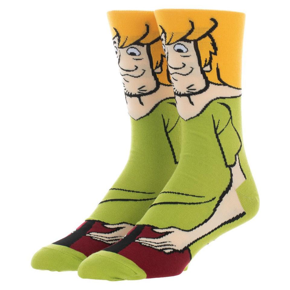 Scooby Doo Shaggy 360 Character Crew Socks