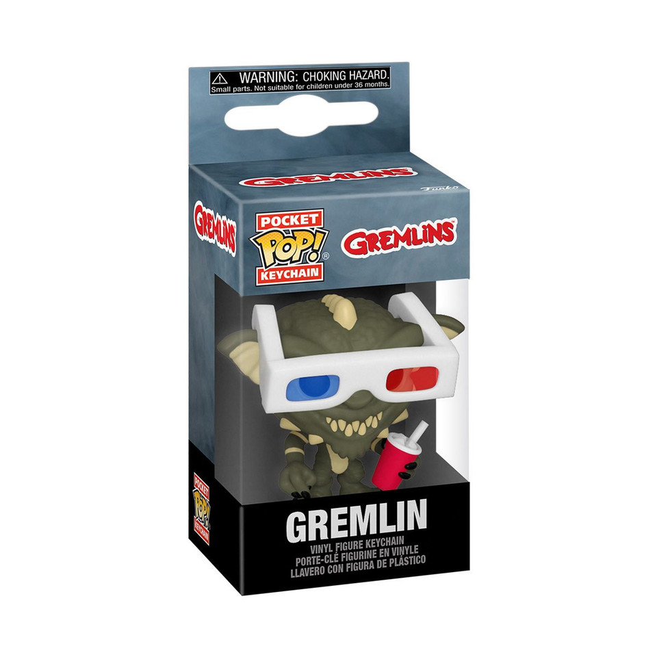 Funko Gremlins Stripe with 3D Glasses Pocket Pop! Key Chain