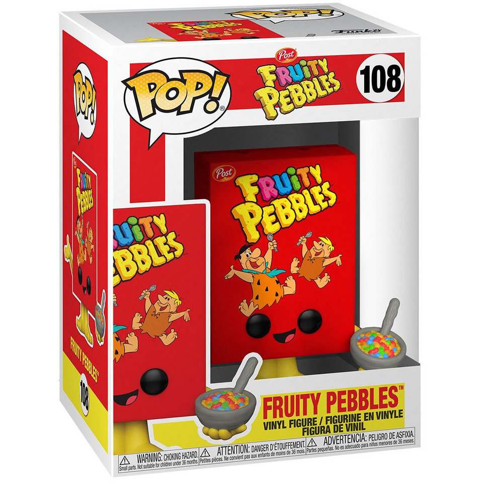 Funko Post Fruity Pebbles Cereal Box Pop! Vinyl Figure