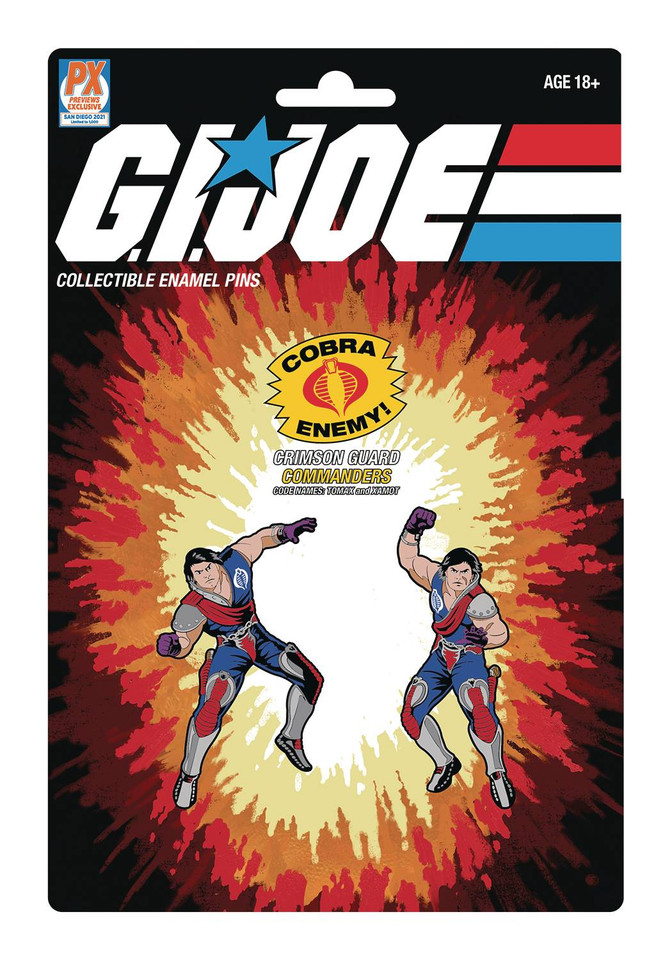 G.I. Joe Tomax and Xamot Pin Set 2-Pack - SDCC 2021 Previews Exclusive G.I. Joe Tomax and Xamot Pin Set 2-Pack - SDCC 2021 Previews Exclusive