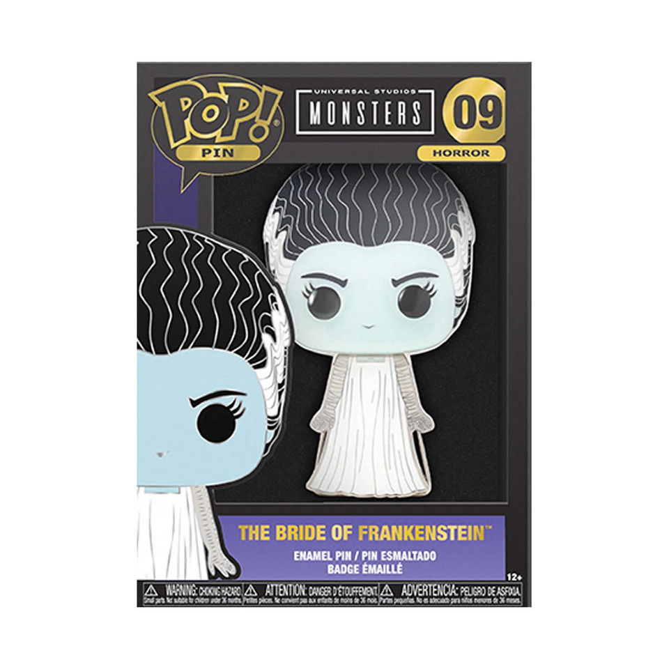 Funko Universal Monsters Bride of Frankenstein Large Enamel Pop! Pin Funko Universal Monsters Bride of Frankenstein Large Enamel Pop! Pin