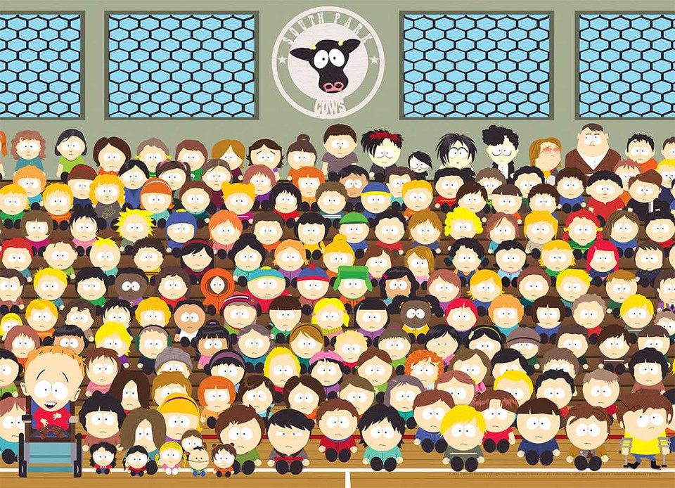 South Park â€œGo Cows!â€ 1000 Piece Puzzle