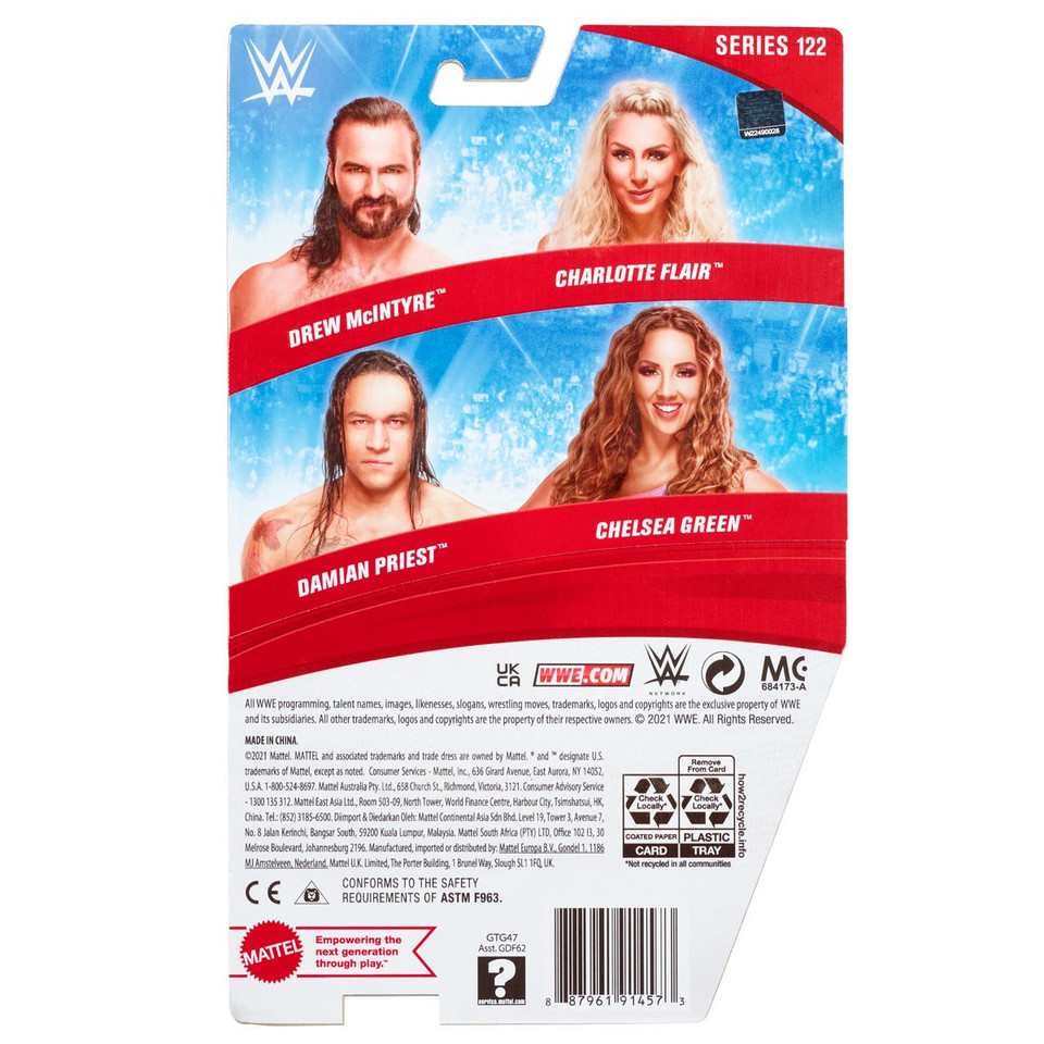 WWE Basic Series 122 Damien Priest Action Figure WWE Basic Series 122 Damien Priest Action Figure