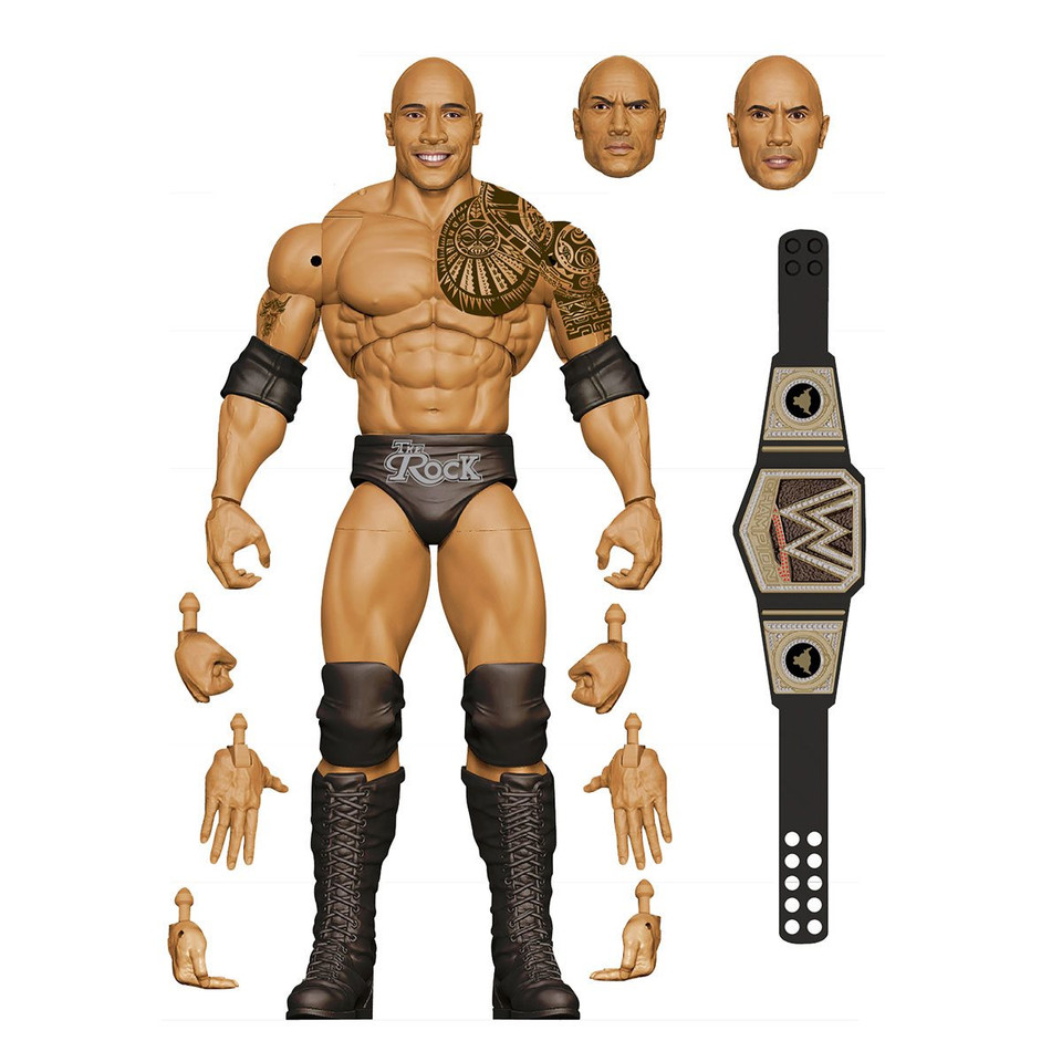 WWE Ultimate Edition Wave 10 The Rock Figure