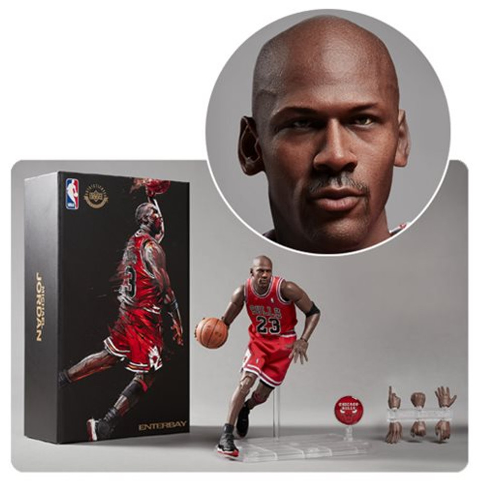 NBA Collection Michael Jordan Motion Masterpiece 1:9 Scale Action Figure