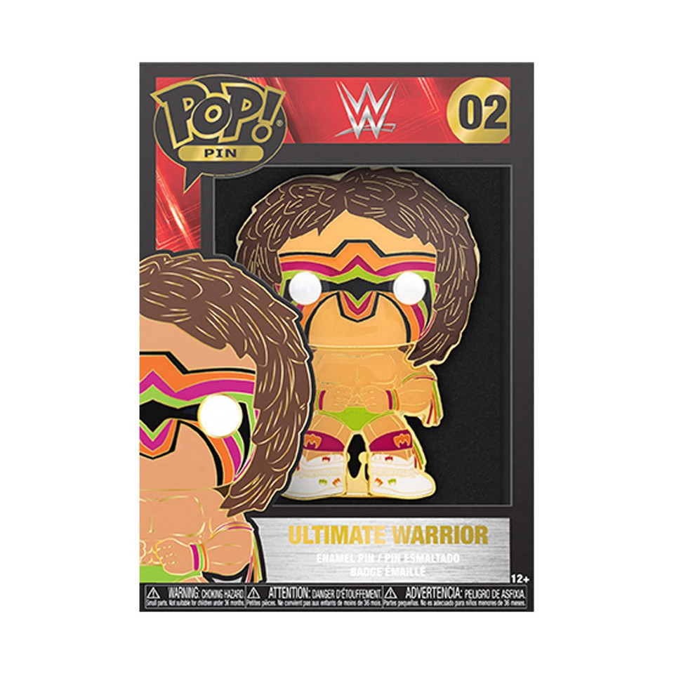 Funko WWE The Ultimate Warrior Large Enamel Pop! Pin Funko WWE The Ultimate Warrior Large Enamel Pop! Pin
