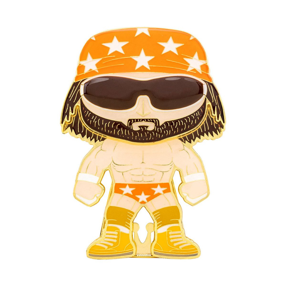 Funko WWE Randy Macho Man Savage Large Enamel Pop! Pin