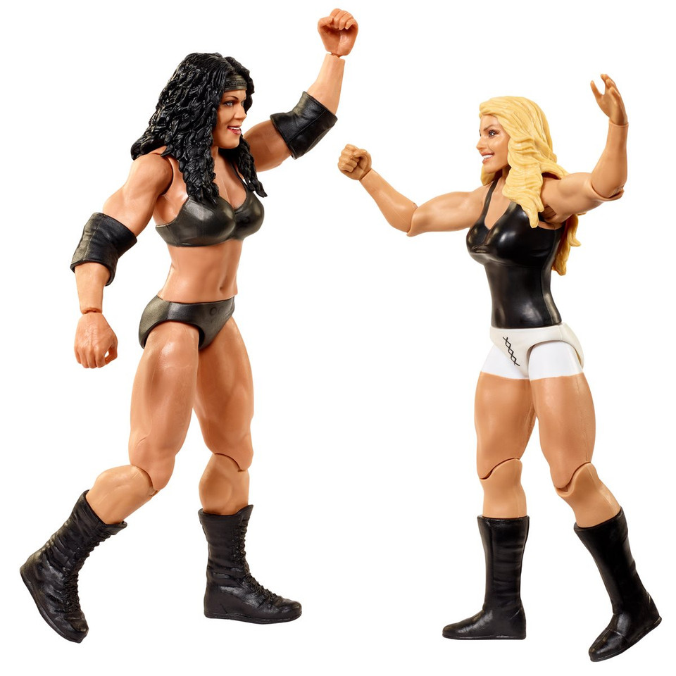 WWE Championship Showdown Series 5 Chyna vs Trish Stratus Action Figure 2-Pack