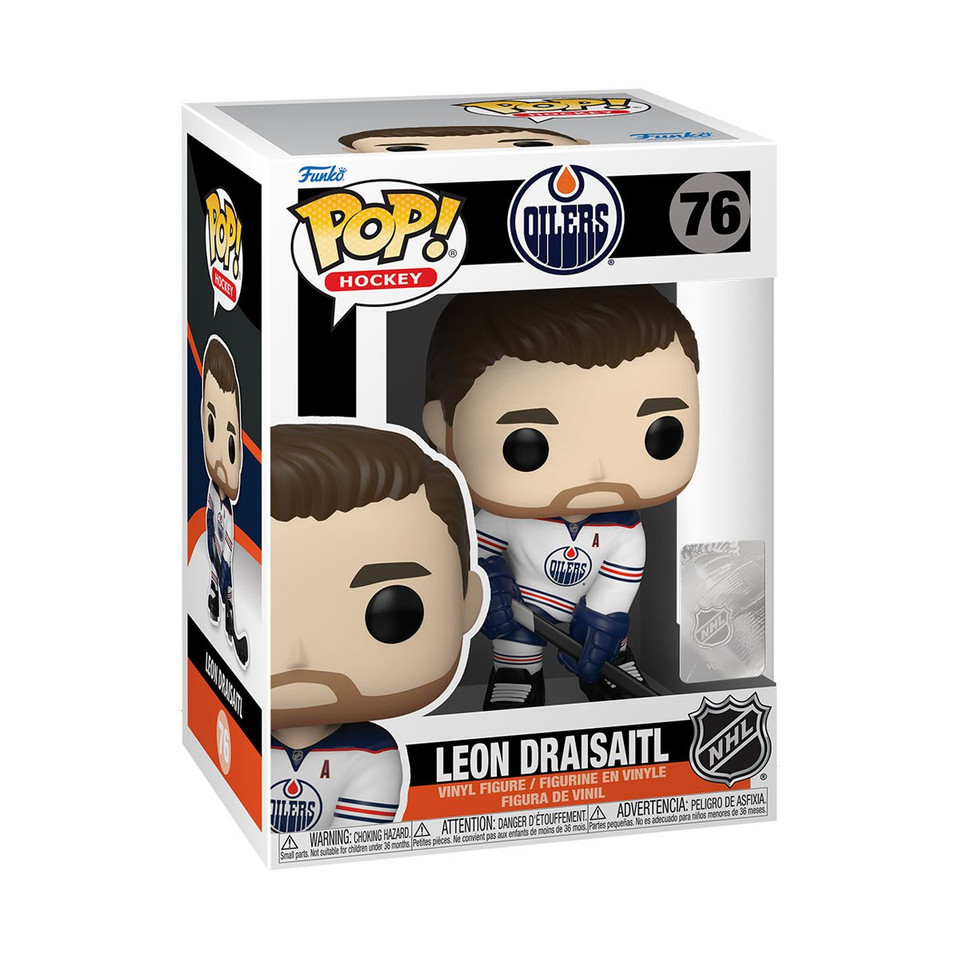 Funko NHL Oilers Leon Draisaitl (Road Uniform) Pop! Vinyl Figure