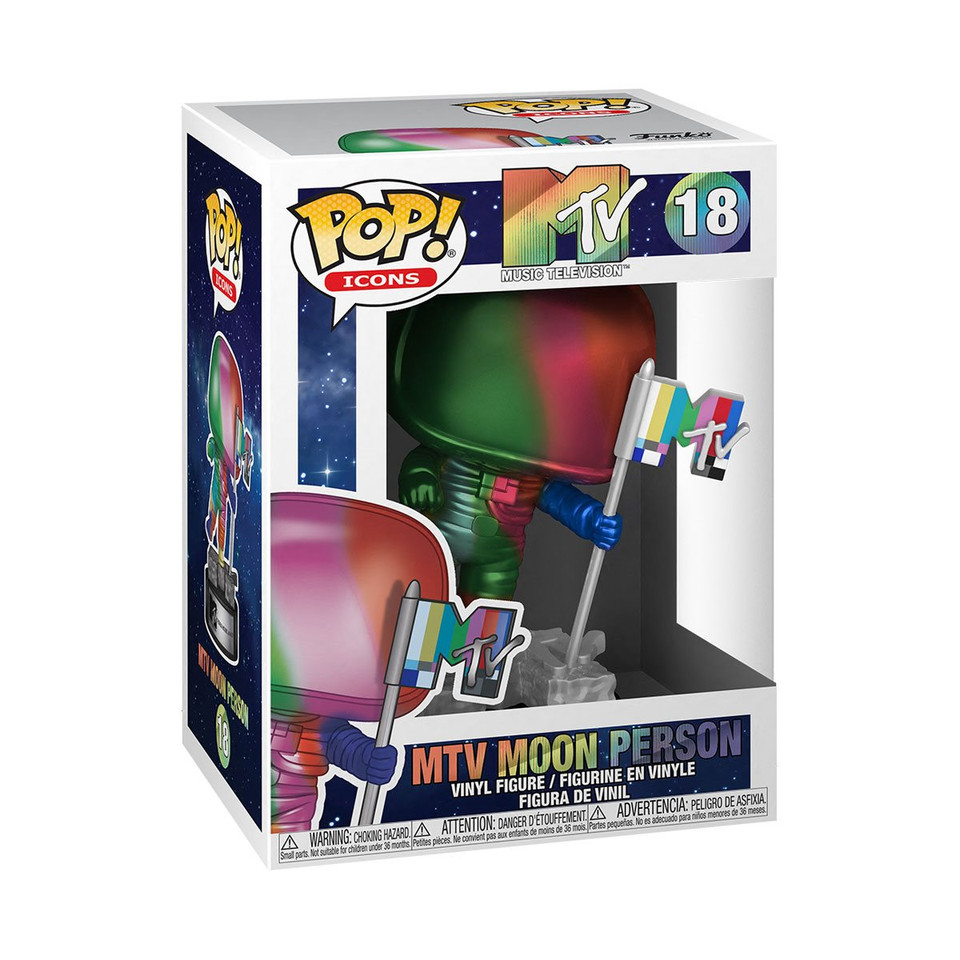 Funko MTV Rainbow Moon Person Pop! Vinyl Figure Funko MTV Rainbow Moon Person Pop! Vinyl Figure