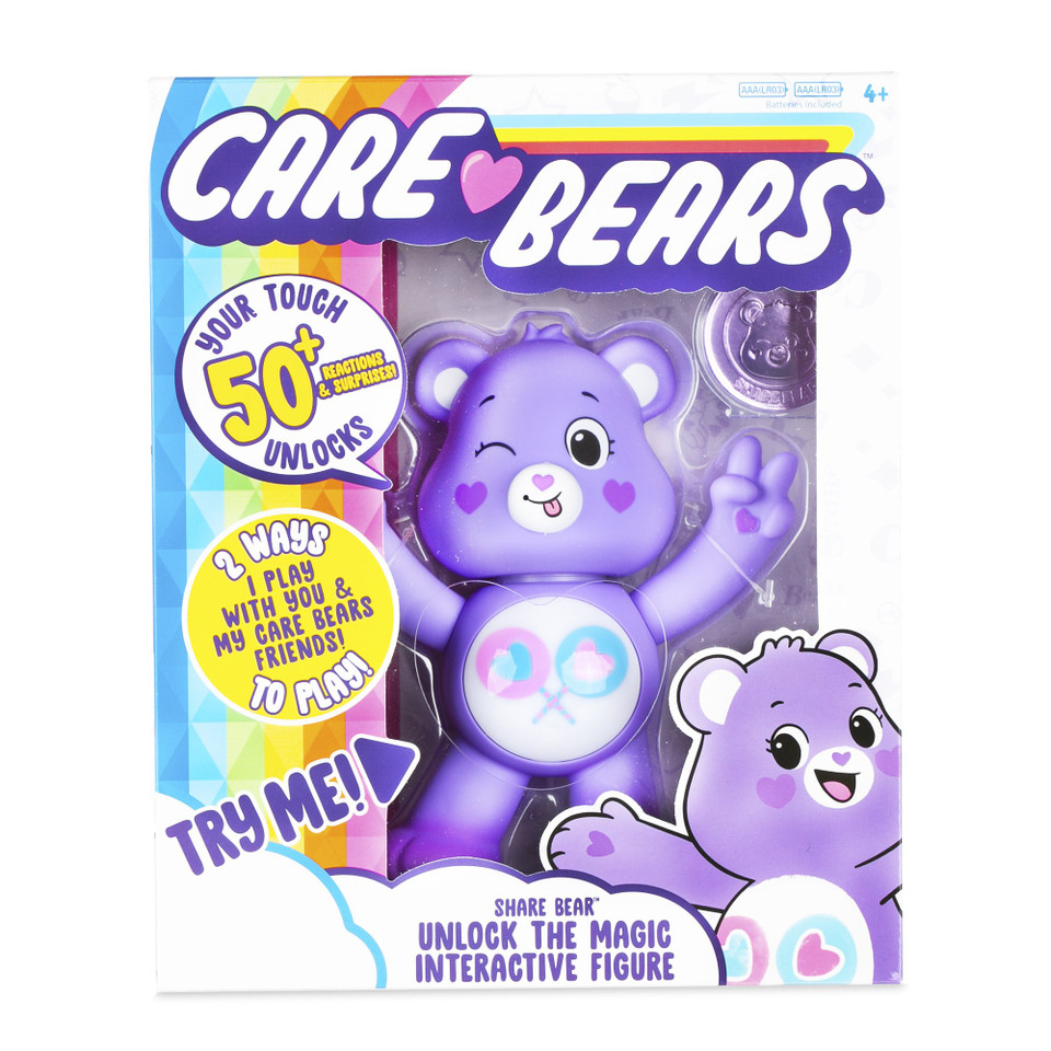 Care Bears - 5 inch Interactive Figure - Share Bear