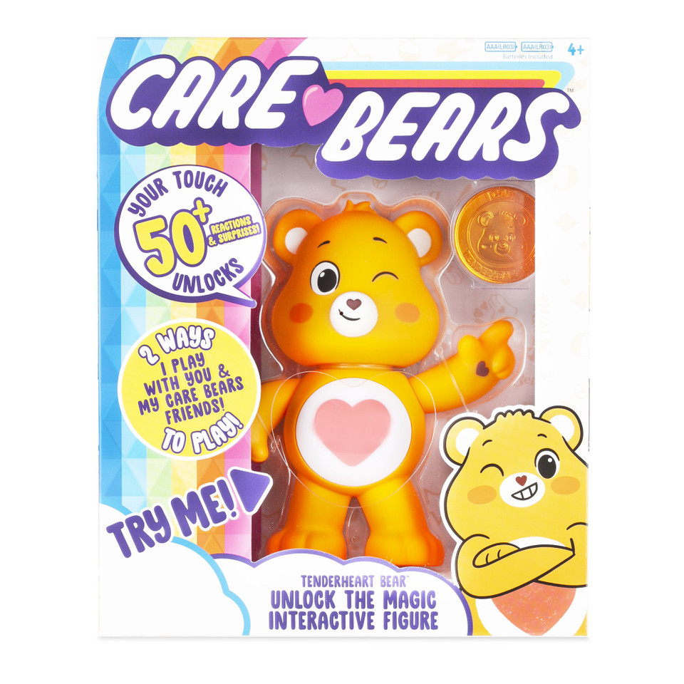 Care Bears - 5 inch Interactive Figure - Tenderheart Bear