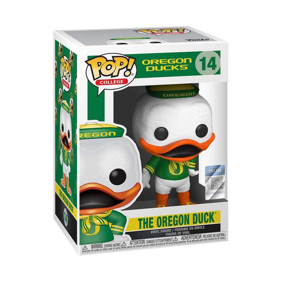Funko Universe of Oregon The Oregon Duck Pop! Vinyl Figure