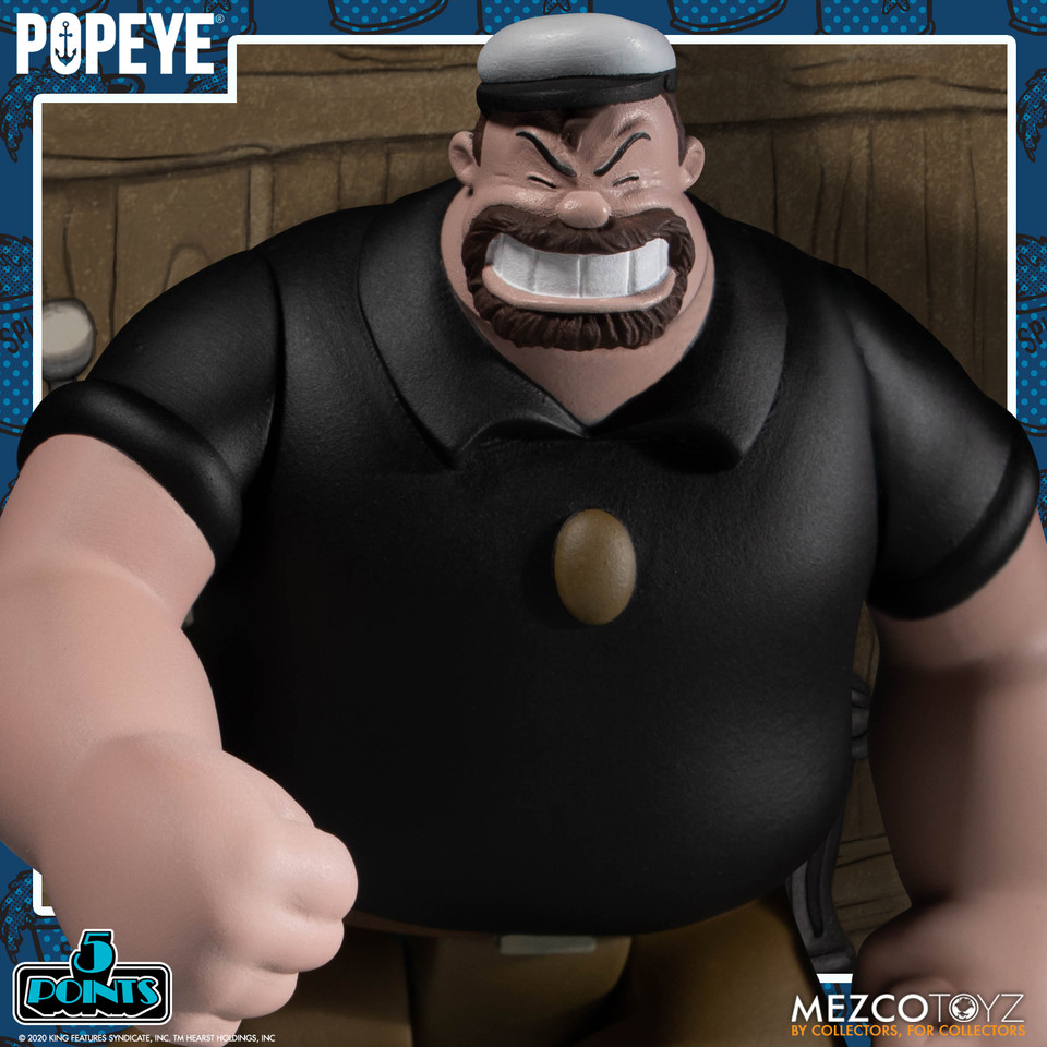 Mezco Toyz Popeye 5 Points Deluxe Box Set Mezco Toyz Popeye 5 Points Deluxe Box Set