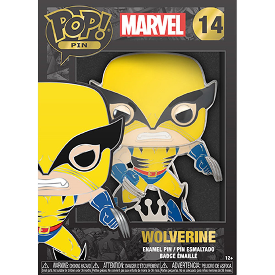 Funko X-Men Wolverine Large Enamel Pop! Pin