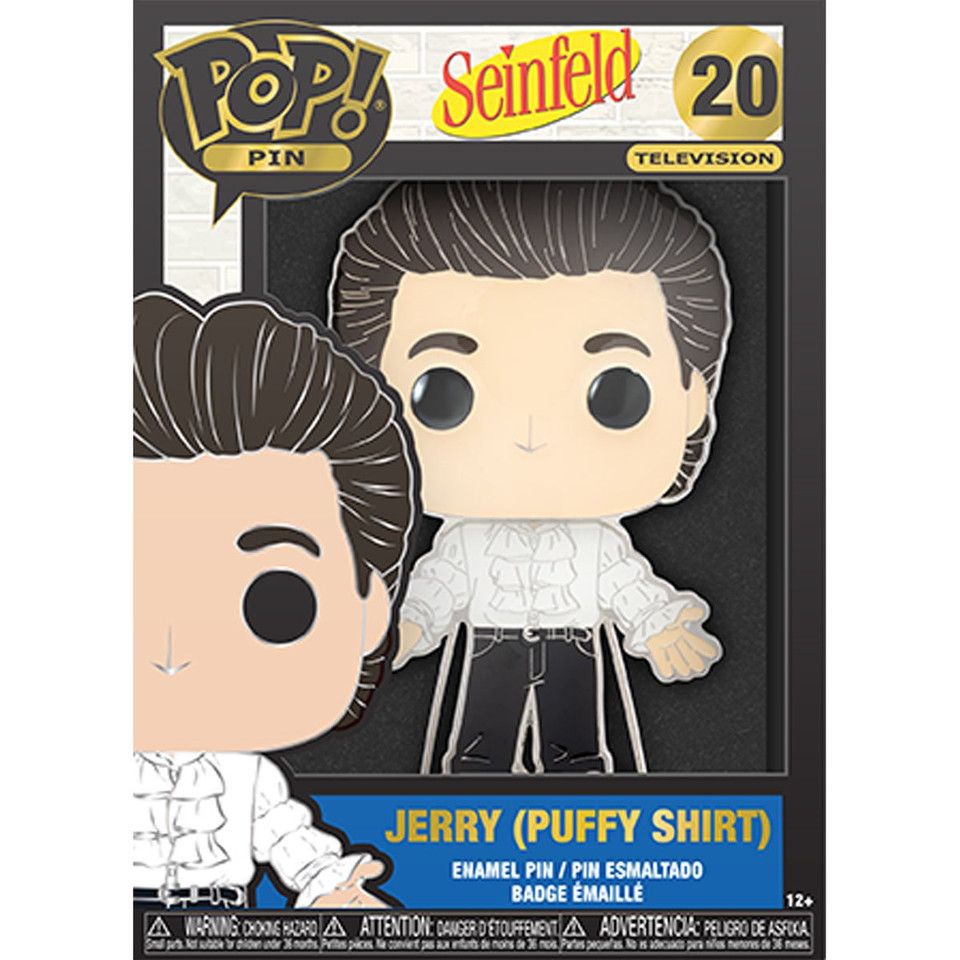 Funko Seinfeld Jerry Puffy Shirt Large Enamel Pop! Pin