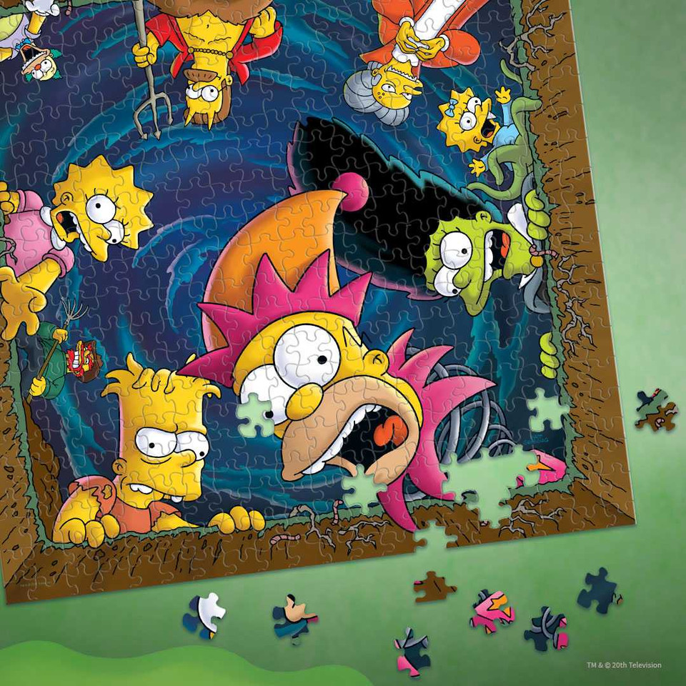 The Simpsons Treehouse of Horror Happy Haunting 1,000-Piece Puzzle The Simpsons Treehouse of Horror Happy Haunting 1,000-Piece Puzzle