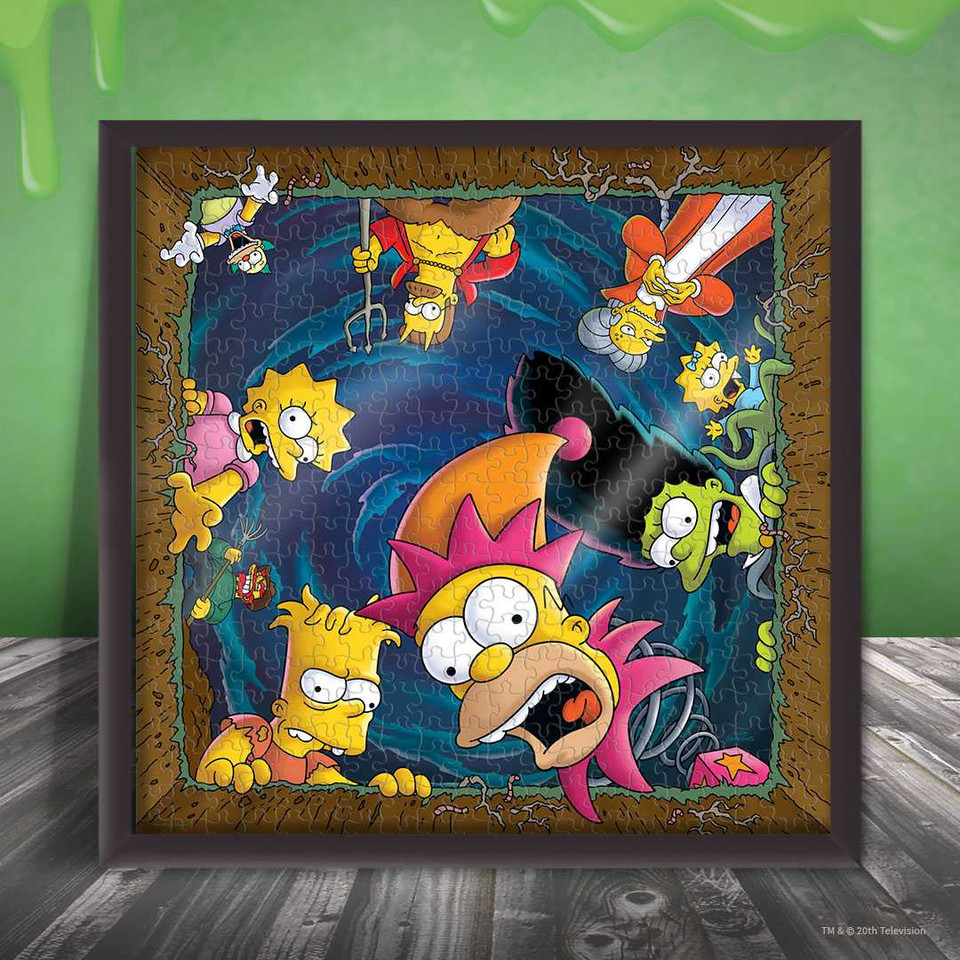 The Simpsons Treehouse of Horror Happy Haunting 1,000-Piece Puzzle The Simpsons Treehouse of Horror Happy Haunting 1,000-Piece Puzzle