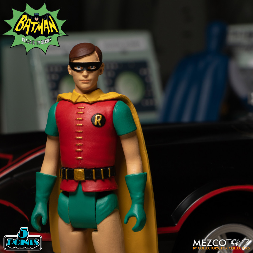 Mezco Toyz Batman (1966) 5 Points Deluxe Boxed Set
