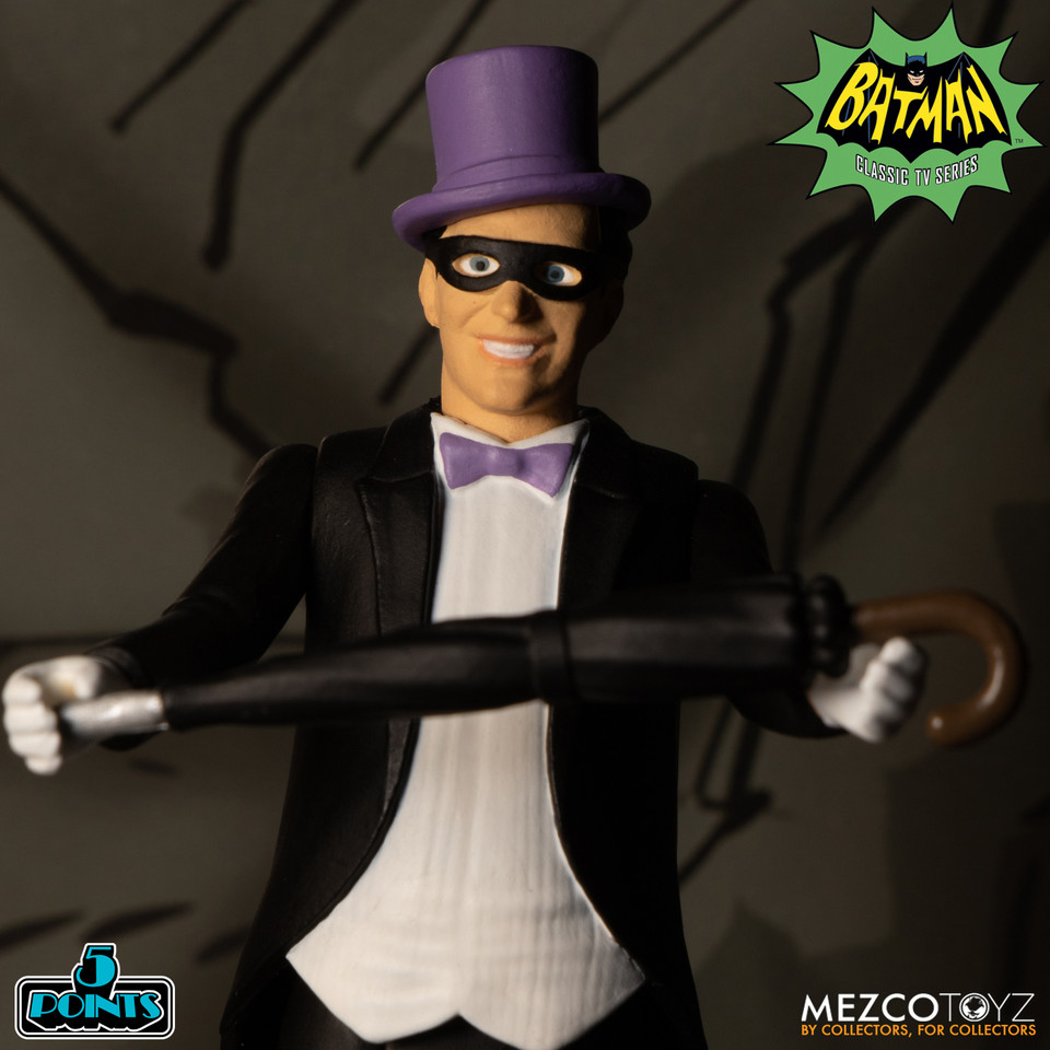 Mezco Toyz Batman (1966) 5 Points Deluxe Boxed Set