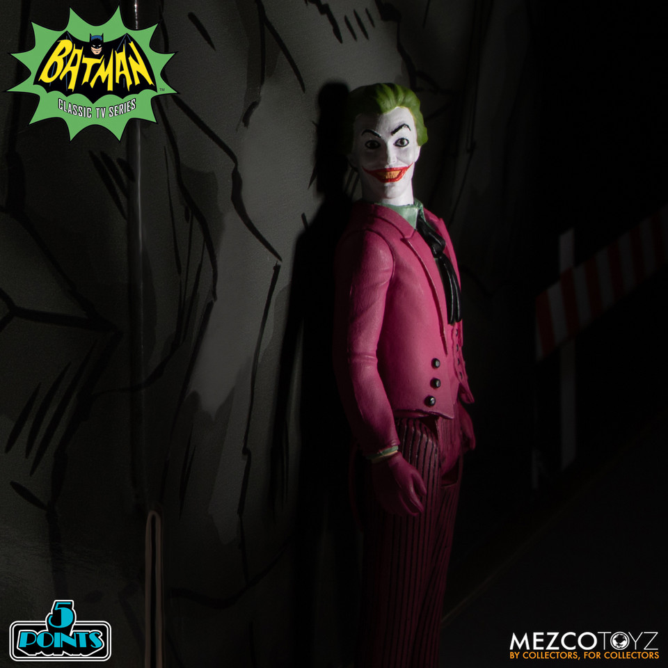 Mezco Toyz Batman (1966) 5 Points Deluxe Boxed Set