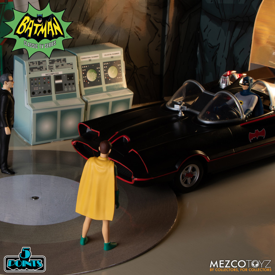 Mezco Toyz Batman (1966) 5 Points Deluxe Boxed Set