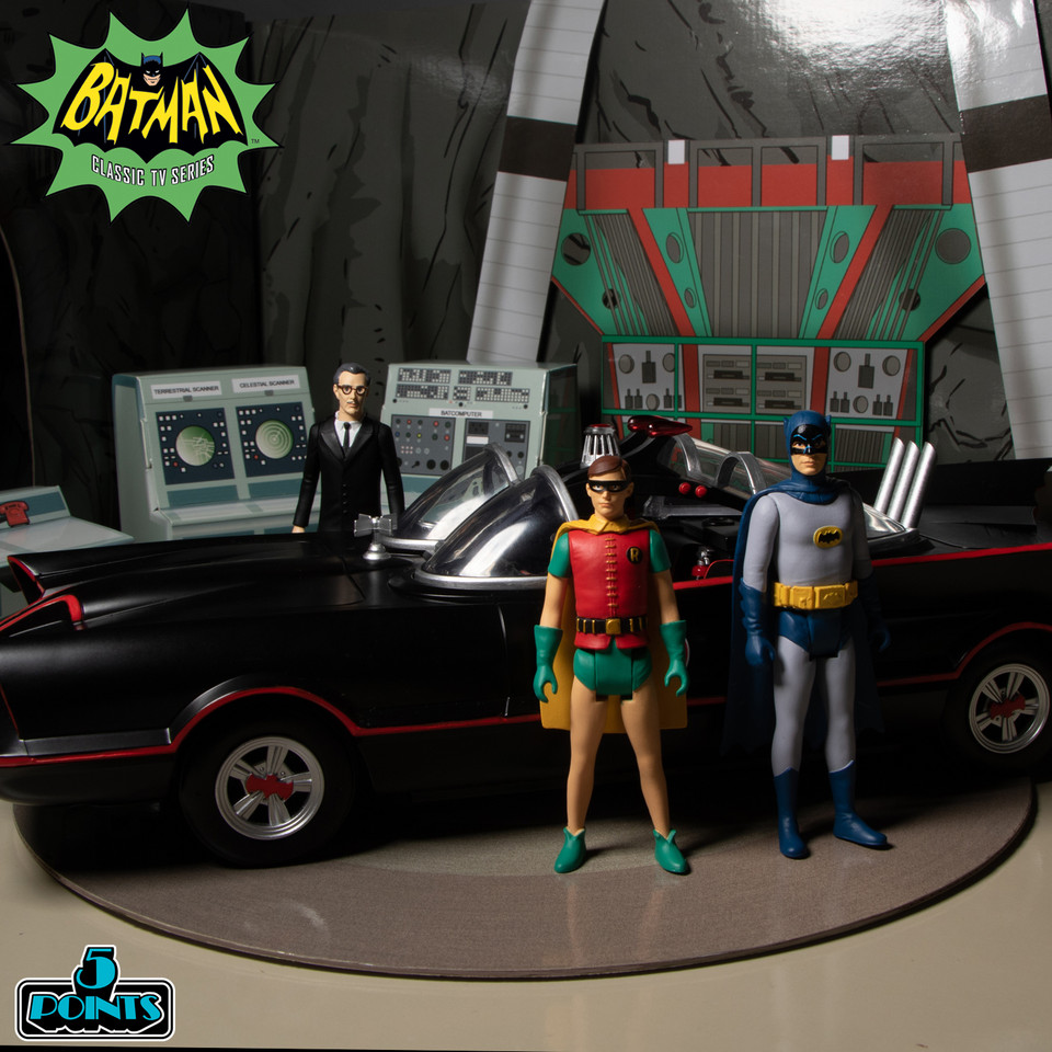 Mezco Toyz Batman (1966) 5 Points Deluxe Boxed Set