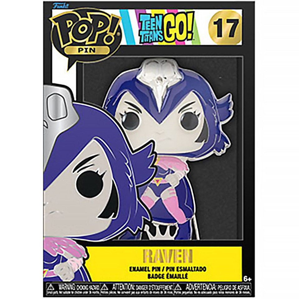 Funko Teen Titans Go! Raven Large Enamel Pop! Pin