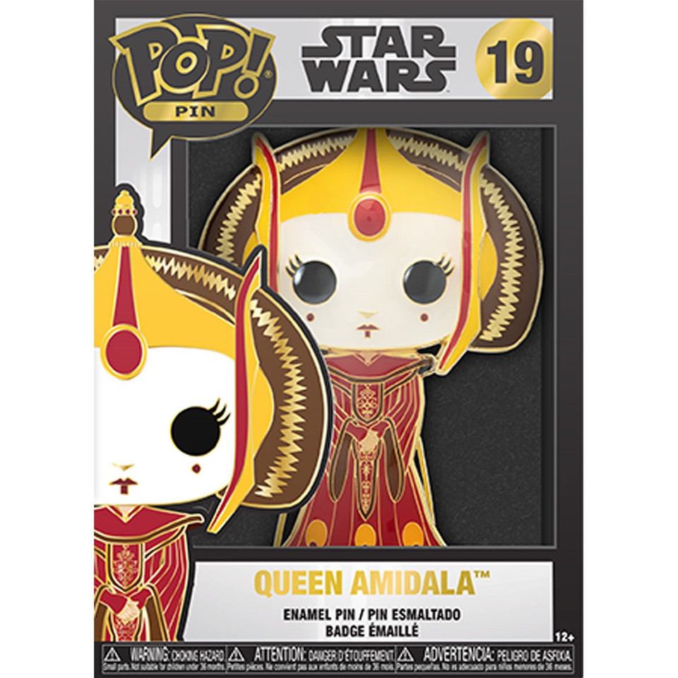 Funko Star Wars Queen Amidala Large Enamel Pop! Pin