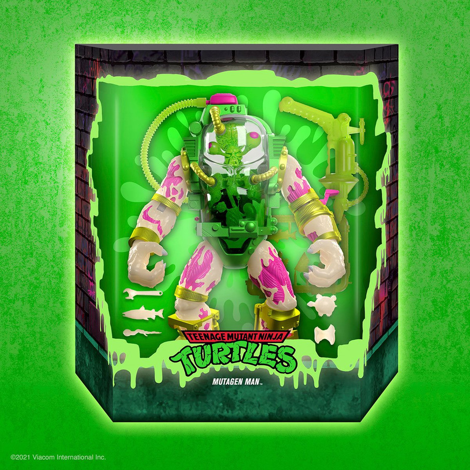 Teenage Mutant Ninja Turtles Ultimates Glow-in-the-Dark Mutagen Man 7-Inch Action Figure - Entertainment Earth Exclusive