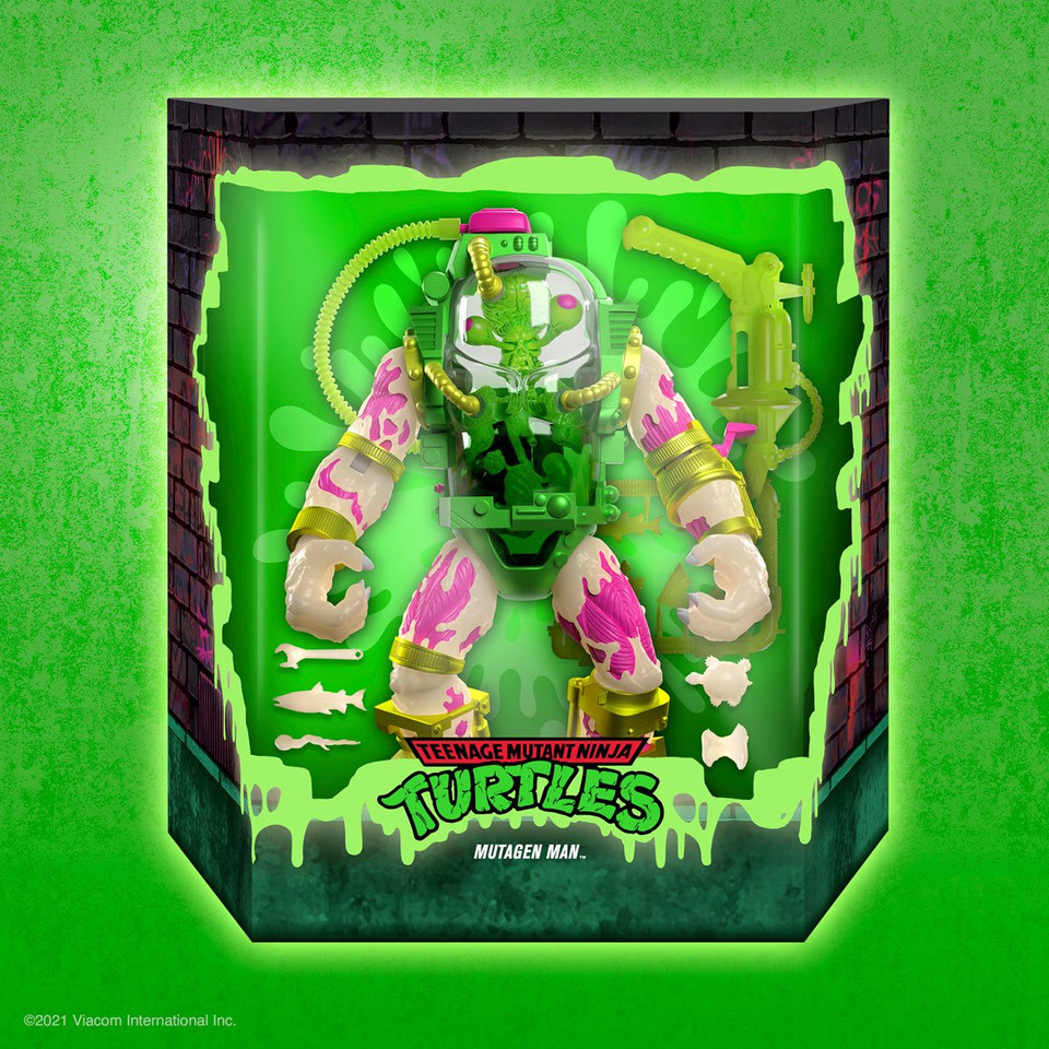 Teenage Mutant Ninja Turtles Ultimates Glow-in-the-Dark Mutagen Man 7-Inch Action Figure - Entertainment Earth Exclusive