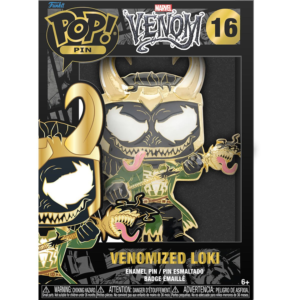 Funko Venomized Loki Large Enamel Pop! Pin