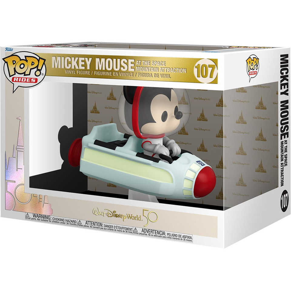 Funko Walt Disney World 50th Anniversary Space Mountain with Mickey Mouse Super Deluxe Pop Ride