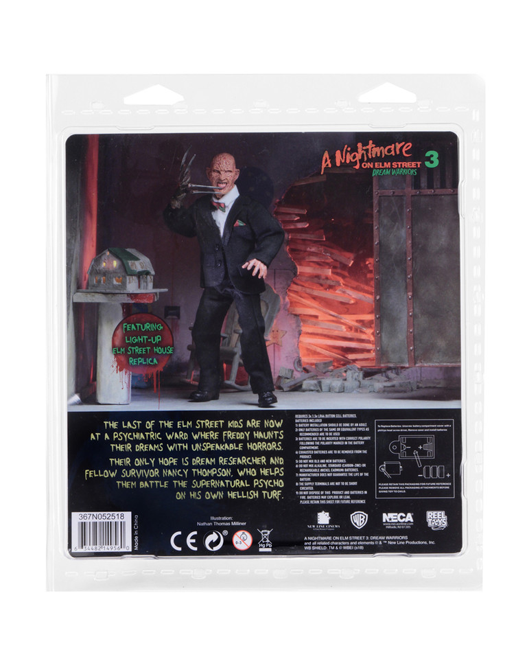 NECA Nightmare on Elm Street Tuxedo Freddy 8-Inch Cloth Action Figure