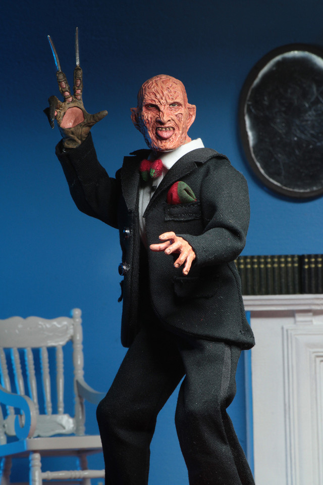 NECA Nightmare on Elm Street Tuxedo Freddy 8-Inch Cloth Action Figure