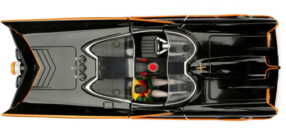 Jada Batman 1966 TV Series Batmobile 1:24 Scale Vehicle with Figures