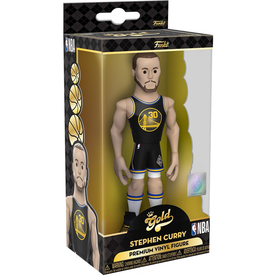 Funko NBA Warriors Stephen Curry (City Uniform) 5-Inch Vinyl Gold Figure