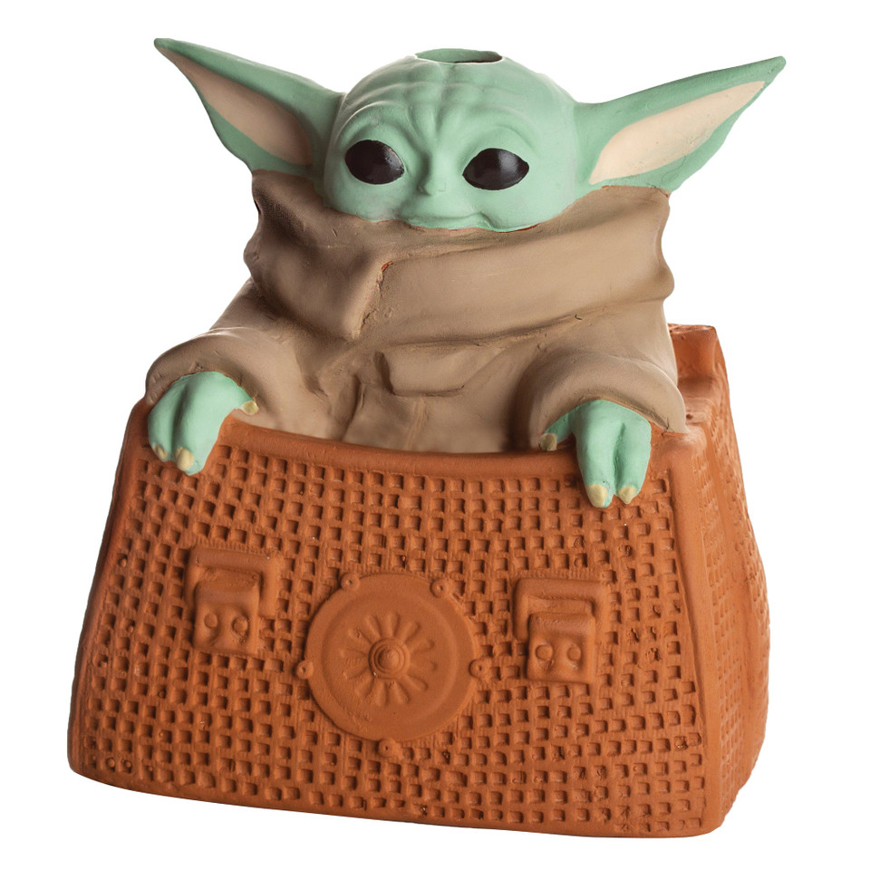 NECA Star Wars The Child in Mando's Satchel Chia Pet NECA Star Wars The Child in Mando's Satchel Chia Pet