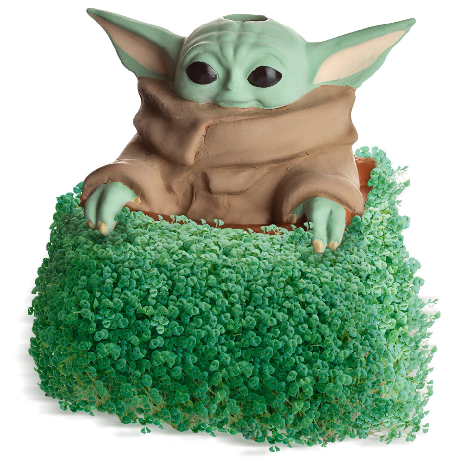 NECA Star Wars The Child in Mando's Satchel Chia Pet NECA Star Wars The Child in Mando's Satchel Chia Pet