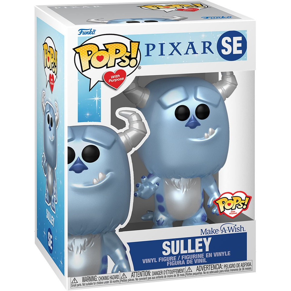 Funko Make-A-Wish Sulley Metallic Pop! Vinyl Figure Funko Make-A-Wish Sulley Metallic Pop! Vinyl Figure