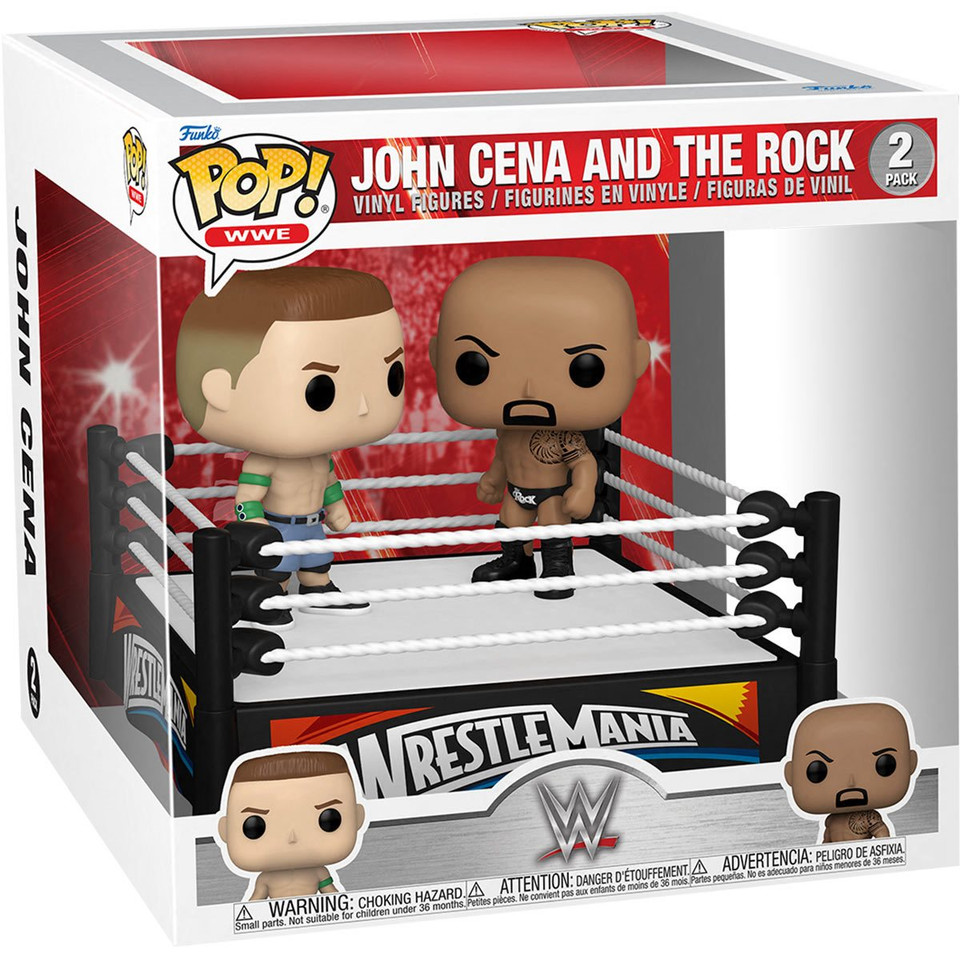 Funko WWE John Cena and the Rock (2012) Pop! Vinyl Moment
