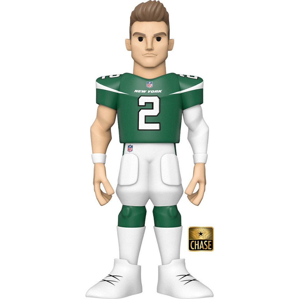 Funko NFL New York Jets Zach Wilson 5-Inch CHASE Vinyl Gold Figure Funko NFL New York Jets Zach Wilson 5-Inch CHASE Vinyl Gold Figure